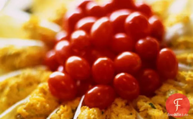 Sulițe Belgiene De Andive Cu Salată De Crab Curry