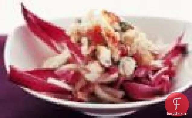 Salată De Andive Și Crab Belgian Violet
