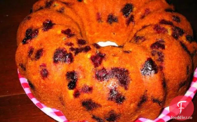 Tort De Brânză Cu Cremă De Afine