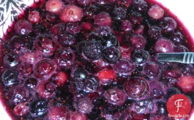 Sos De Sirop De Afine-Arțar