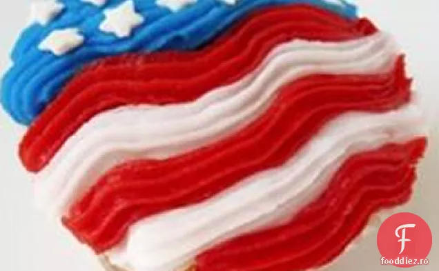 4 iulie Star Cupcakes