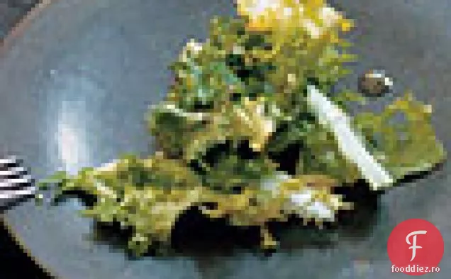 Salată de andive și cicoare cu vinetă de muștar granulat