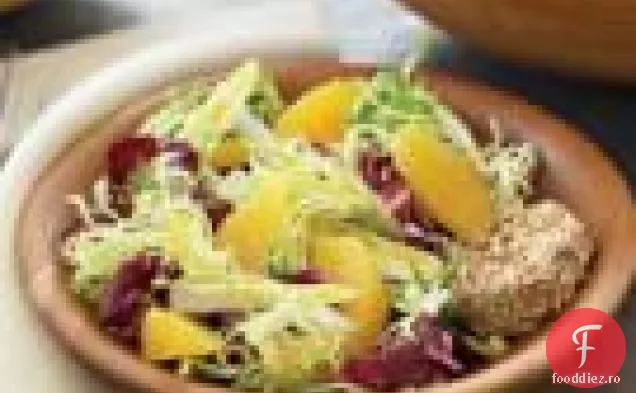 Salată Verde De Iarnă Cu Portocale Și Brânză De Capră