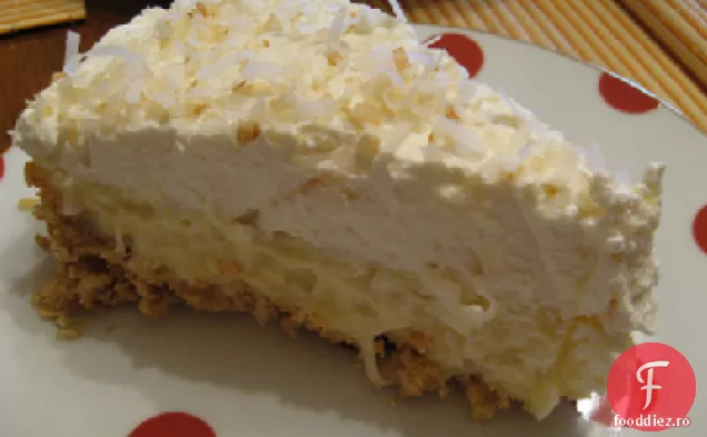 Plăcintă Cu Cremă De Nucă De Cocos Snowdrift