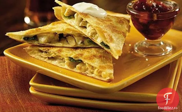Jack Quesadillas cu Salsa de afine