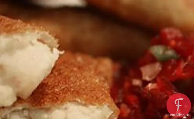 Wontons rămase de Ziua Recunoștinței cu salsa de afine