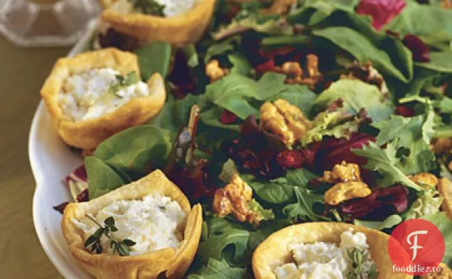Salată De Șampanie Cu Tarte Cu Brânză De Capră