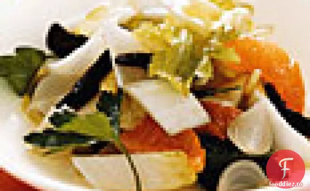 Salată de clementină, măsline și andive