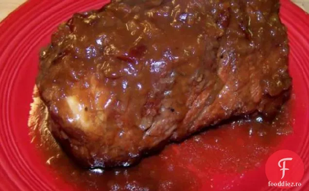 Aragaz Lent / Crock Pot Friptură De Porc Cu Afine
