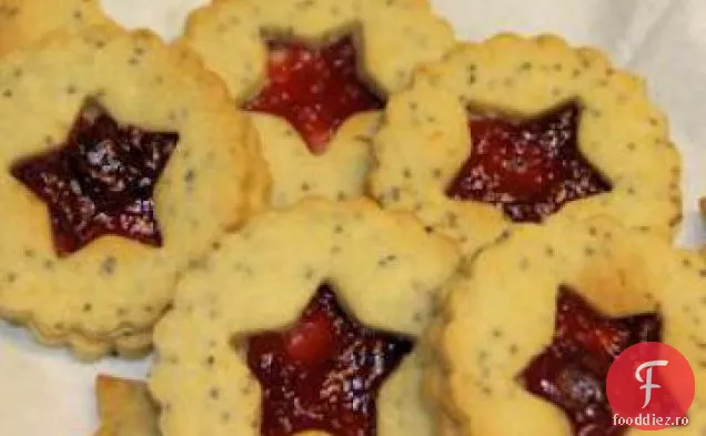 Cookie-Uri Sandwich Cu Semințe De Mac De Lămâie