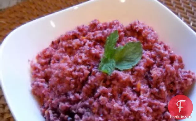 Sos dulce și acru de afine