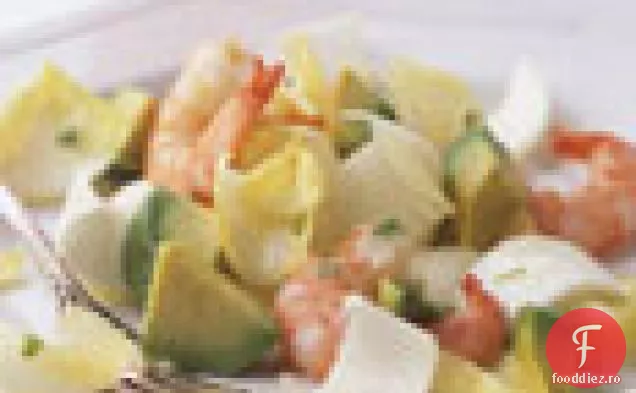 Salată de Avocado, creveți și andive