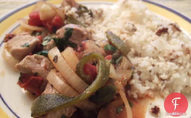 Filet De Porc Cu Pilaf De Quinoa Cu Bijuterii