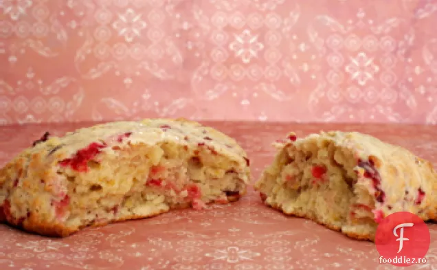 Biscuiți De Afine-Portocale