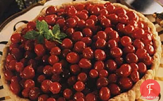 Tarta de ciocolata cu afine confiate