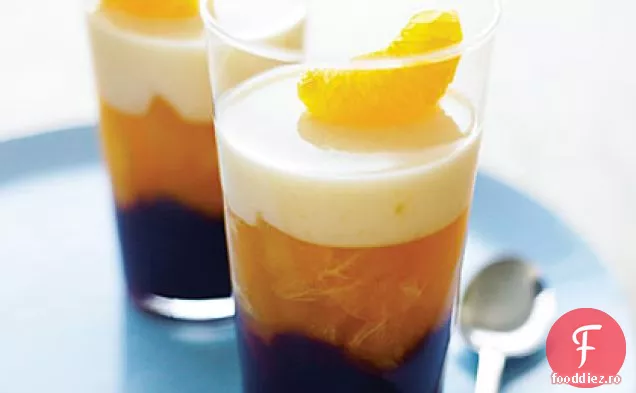 Gelatină Stratificată De Cran-Mandarină