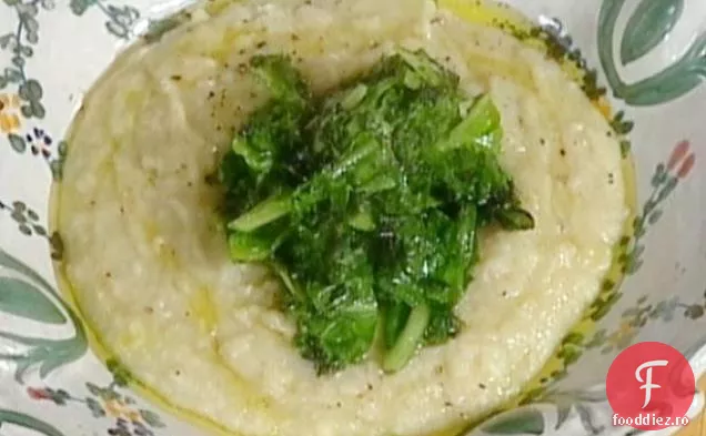Fasole Fava uscată cu verdeață amară: Fave e Cicoria