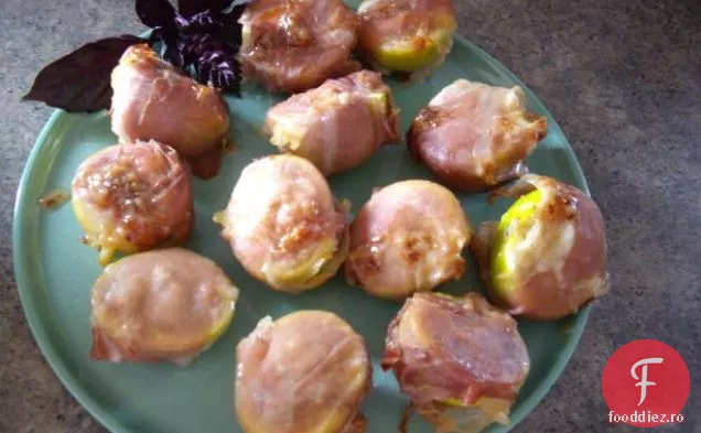 Friptură de porc cu umplutură de smochine și Prosciutto