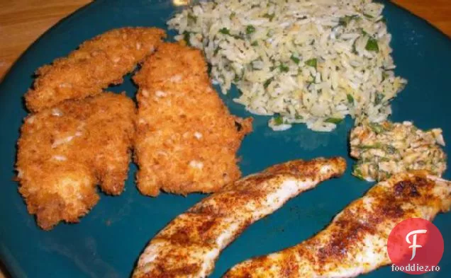 Spice-Frecat Degetele De Pui W Coriandru Scufundare Sos