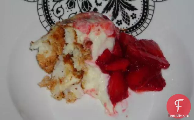 Desert Cu Mâncare Înger De Căpșuni