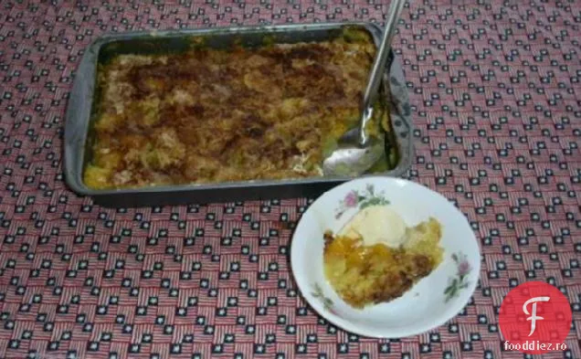 Peach Cobbler Dump Tort