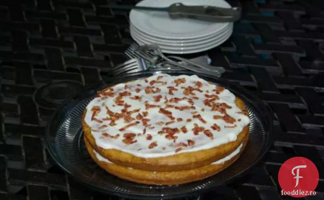 Tort De Portocale Și Semințe De Mac Cu Glazură De Brânză Cremă