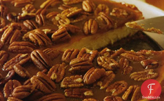 Cheesecake cu Pecan și caramel sărat