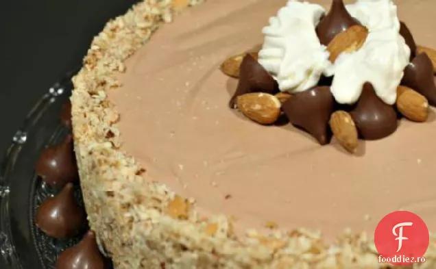 Cheesecake Cu Migdale De Ciocolată