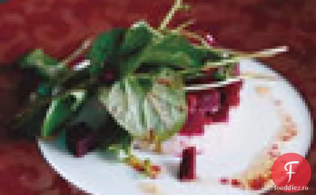Tartar afumat-sable cu sfeclă și năsturel