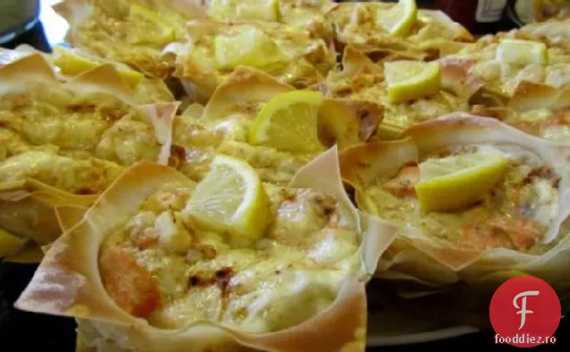 Lasagna Cupcakes Cu Fructe De Mare