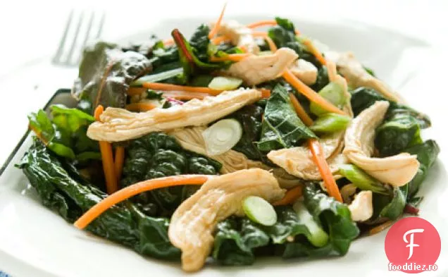 Pui De Ghimbir De Soia Și Verdeață