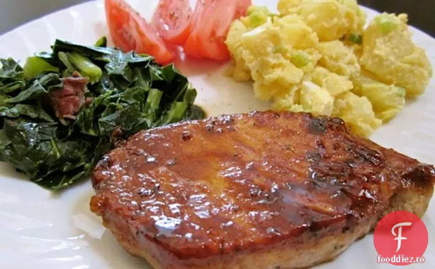 Cina De Cotlet De Porc Glazurat