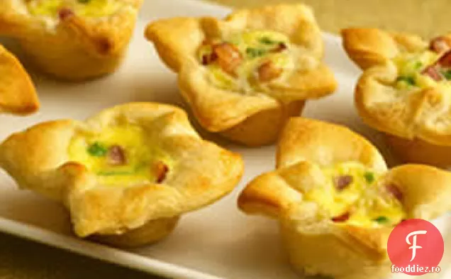 Pillsbury Crescent Bacon-Tartele Cu Brânză