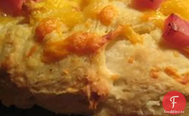 Ouă Benedict Mic Dejun Pizza