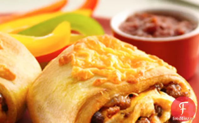 Burritos semilună de vită și fasole