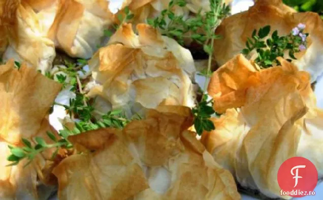 Brânză de capră învelită în Phyllo