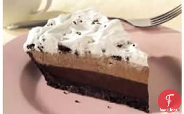 Placinta cu ciocolata cu trei straturi Oreo 0