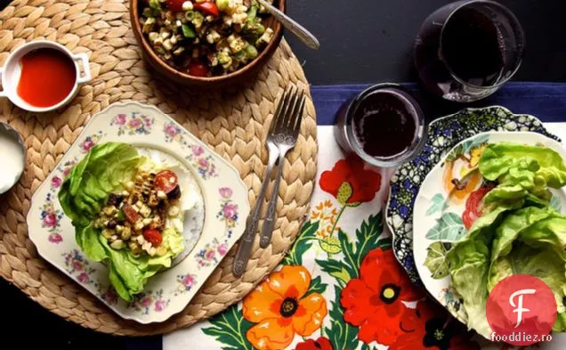 Împachetări Cu Salată De Porumb Blt
