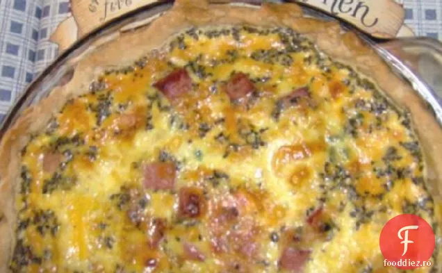 Quiche Cu Șuncă Cu Brânză