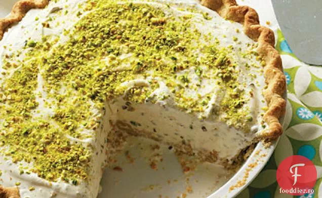 Plăcintă Cu Înghețată Cu Cardamom Cu Fistic