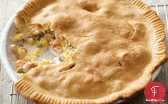 Plăcintă Cremoasă Cu Oală De Pui