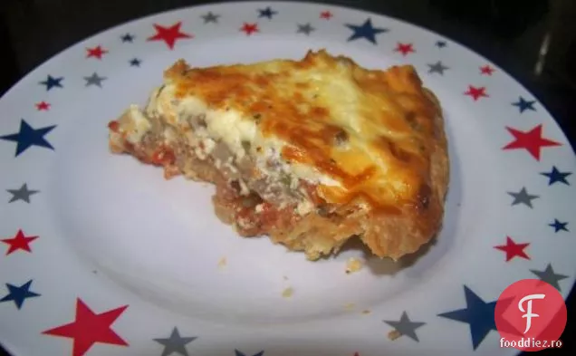 Plăcintă de ciobanesc Mexican cu Topping de lapte de porumb