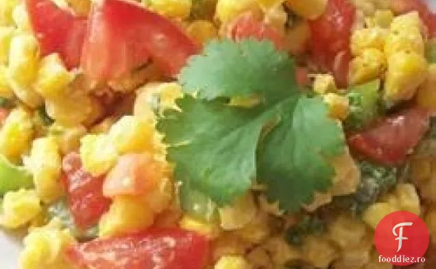 Salată De Porumb Cu Roșii Cilantro