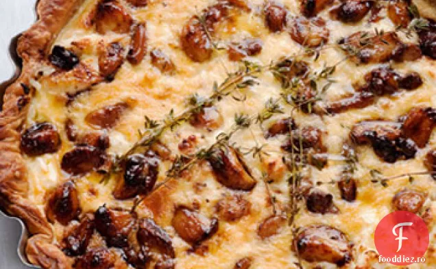 Tarta Cu Usturoi Caramelizat