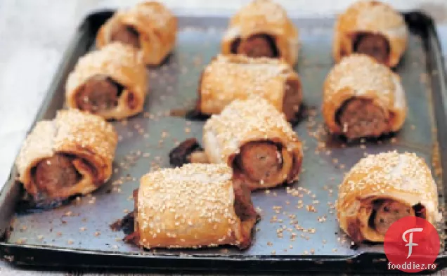 Rețetă de pufuri de cârnați și Chutney