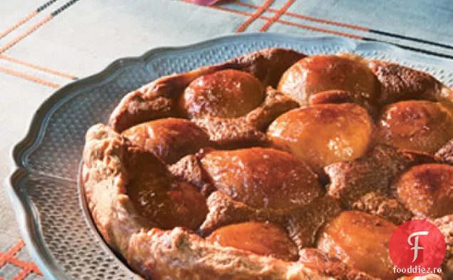 Tartă cu Caramel și pere condimentată cu vanilie
