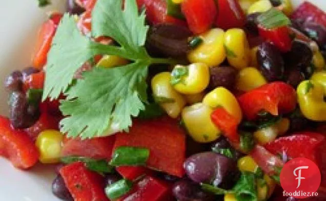 Salată de fasole neagră și porumb II