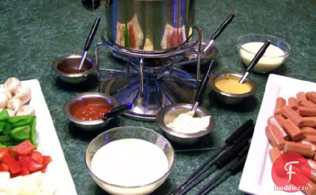 Prima zi de școală Fondue cina