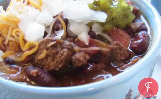 Fasole delicioasă rapidă și ușoară ' n Wieners Chili