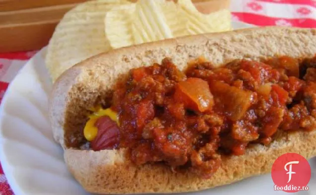 Hot Dog Chili-Stil Sudic